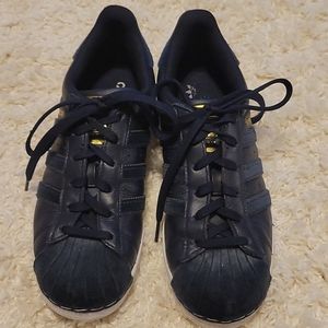 Adidas sz 7.5 navy velour super star